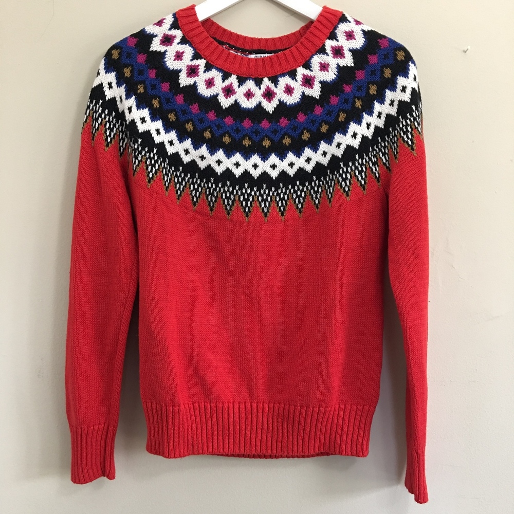 Chunky Knit Pattern Sweater